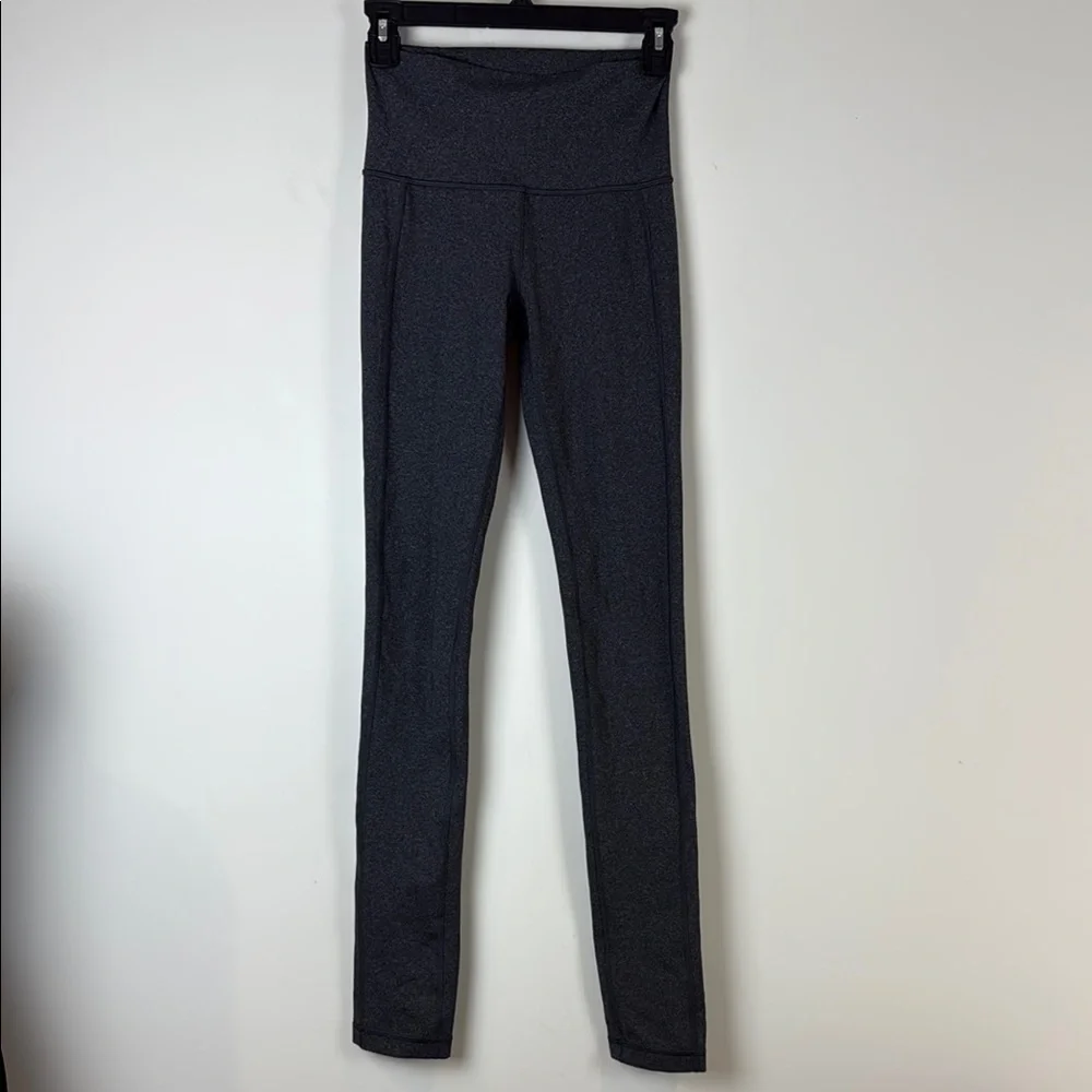 Lululemon Athletica Gray High-Waisted Seamless Leggings 33” inseam - Picture 1 of 6